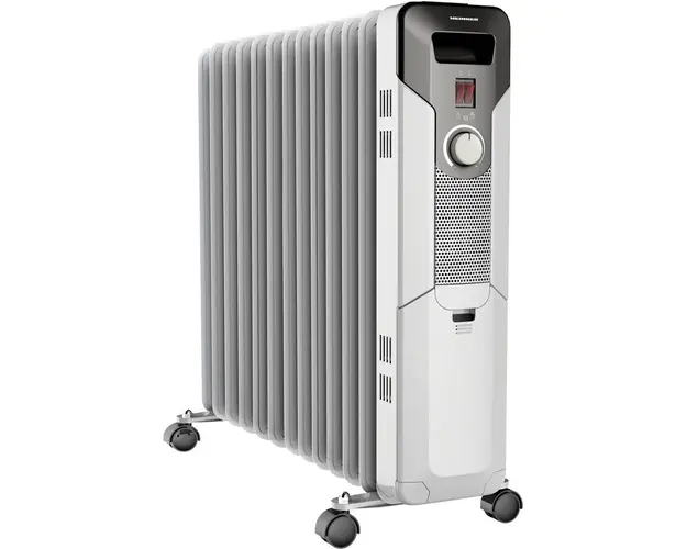 Calorifer electric cu ulei Heinner HOH-Y13S, 2500 W, 13 elementi, protectie supraincalzire, termostat reglabil, alb