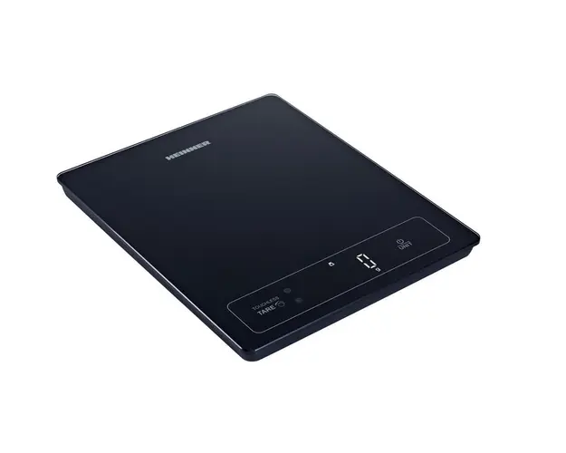 Cantar de bucatarie INTELIGENT HKS-SM15BK, 15 kg, Functie BLUETOOTH, Display LED, Negru