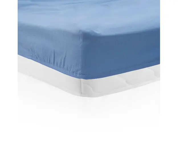 Cearceaf de pat cu elastic, 180x200 cm, BLUE