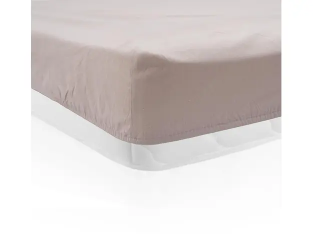 Cearceaf de pat cu elastic, 180x200 cm, CREM