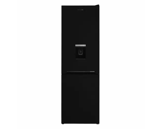 Combina frigorifica Heinner HCNF-V291BKWDE++, clasa E, 294l, No Frost, dozator de apa, H 186cm, Negru