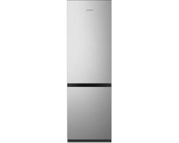 Combina frigorifica Heinner HC-N269SF+, 269 l, Control mecanic, Iluminare LED, Clasa F, Argintiu