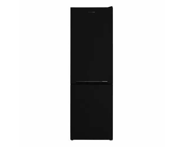 Combina frigorifica Heinner HCNF-V291BKF+, 294 l, No Frost Multicooling, Clasa F, Freezer Shield, Iluminare LED, functie ECO, H 186 cm, Negru