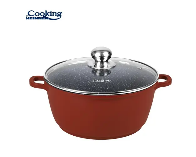 CRATITA ALUMINIU+CAPAC 22X9.5CM, 3 L, CALABRIA, INDUCTIE