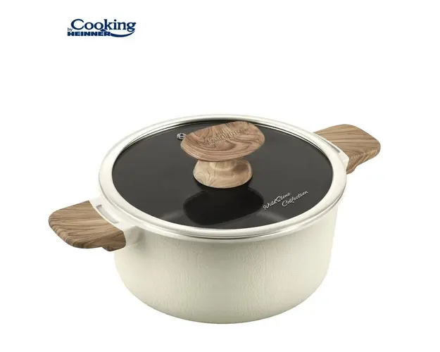 Cratita + capac 20x9.5 cm, 2.5 L, Inductie, WILD STONE