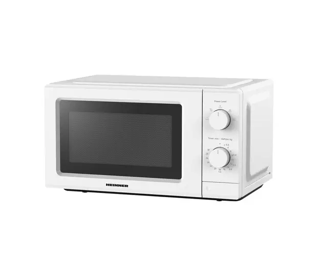 Cuptor cu microunde Heinner HMW-MD20IVWH, 19 l, Control mecanic, 700 W, Alb