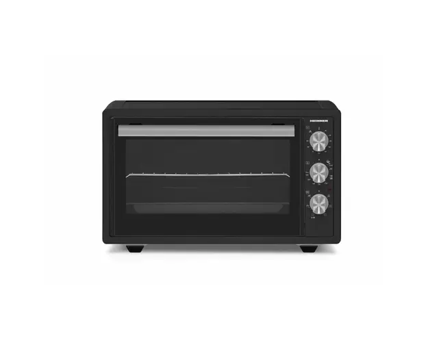 Cuptor electric Heinner HCE-S37DKA, 1650W, capacitate 37l, 6 functii de gatire, timer, gril, convectie, Gri Antracit