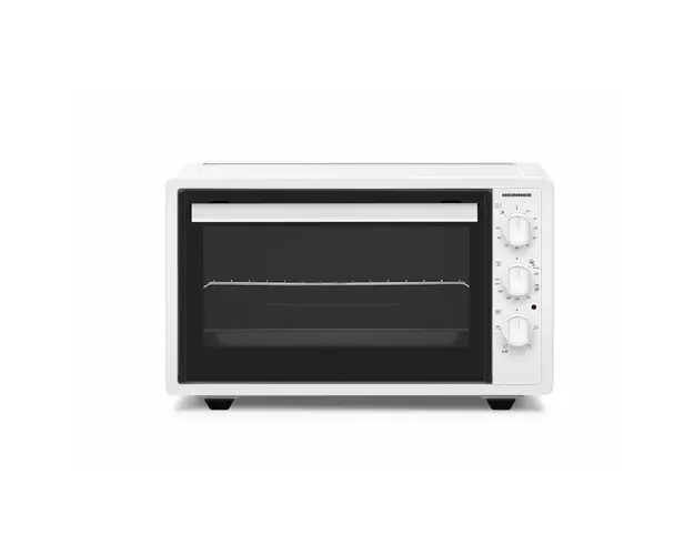 Cuptor electric Heinner HCE-S37WH, 1650W, capacitate 37l, 4 functii de gatire, timer, grill, Alb