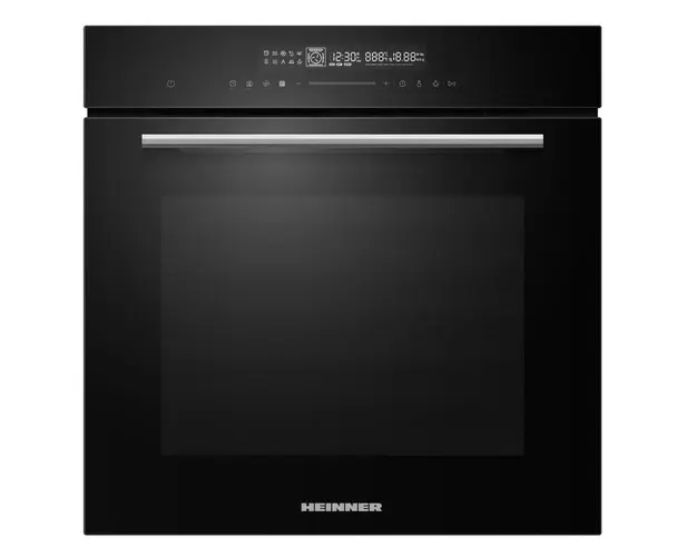 Cuptor incorporabil Heinner HBO-M7214GCDRC-GBK, 72l, 14 functii, Clasa A+, Grill, Ventilatie, Autocuratare Catalitica, negru