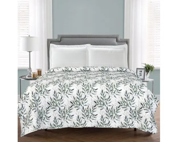 CUVERTURA MATLASATA 200X220 CM OLIVE