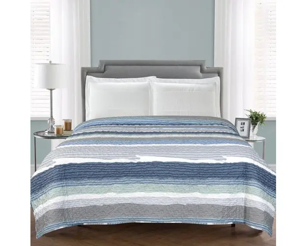CUVERTURA MATLASATA 200X220 CM STRIPES