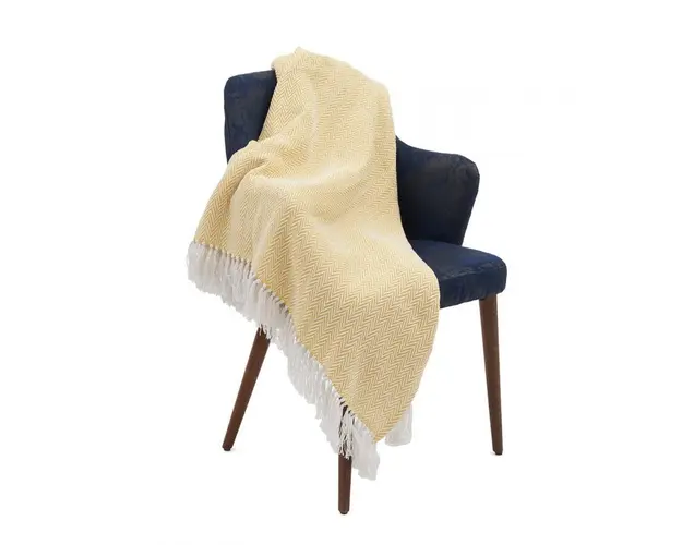 CUVERTURA PLED 160X200 CM ZIG YELLOW