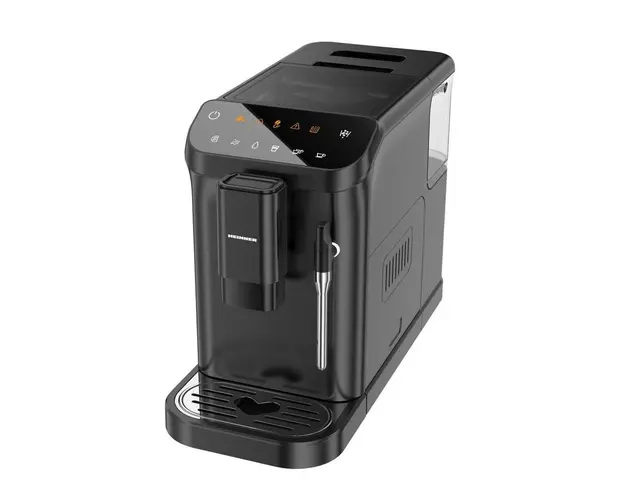 Espressor automat Heinner Buongiorno HEMA-D20DBK, 1350W, 20 bar, capacitate rezervor apa 1.5L, capacitate compartiment boabe 190g, Negru