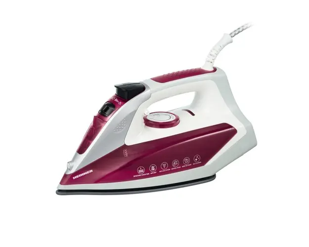 Fier de calcat Heinner VelvetSeam HSI-2200PP, 2000-2400W, rezervor apa detasabil 190ml, talpa cu invelis ceramic, anti-picurare, mov