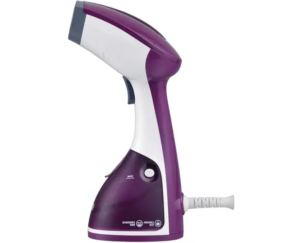 Fier de calcat vertical HGS-1100PP, 1100 W, Rezervor detasabil 0.25l, Jet abur continuu, Debit de abur 17 +/- 4g / min, Mov