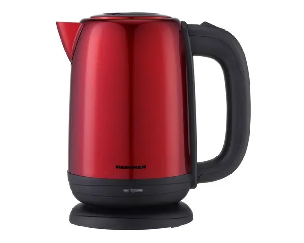 Fierbator electric HEK-2200RDSS, 2200W, 1.7L, Oprire automata, Rosu