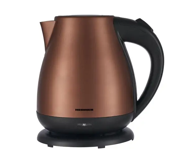 Fierbator Heinner HEK-17IXC, 1850-2200 W, 1.7 L, element incalzire inox, oprire automata, inox, Maro
