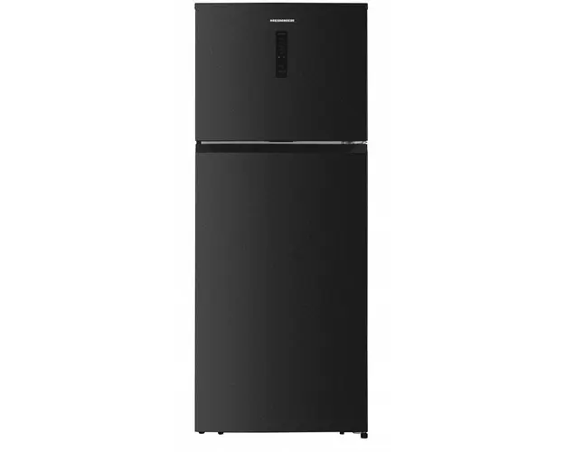 Frigider cu doua usi Heinner HF-HM415NFDXE++, Full No Frost, compresor Inverter, clasa E, capacitate 415 L, display Touch, Iluminare LED,blocare acces copii, usi reversibile, H 178 cm, Inox Antracit