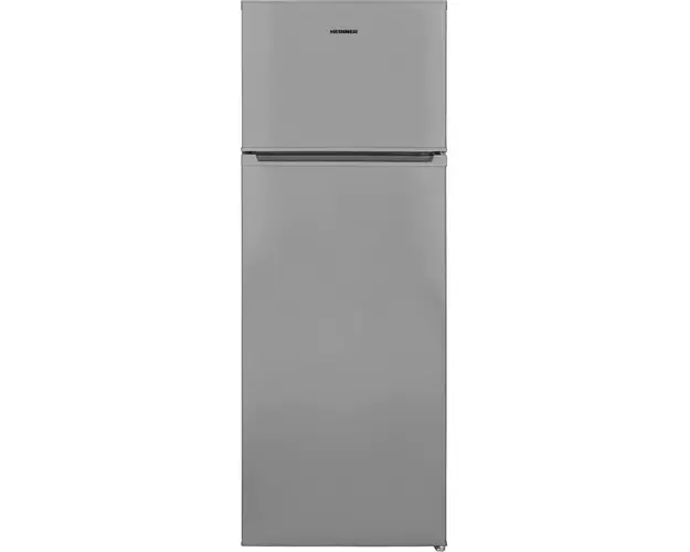 Frigider cu doua usi Heinner HF-V213SF+, 213 l, Clasa F, Iluminare LED, H 144 cm, Argintiu