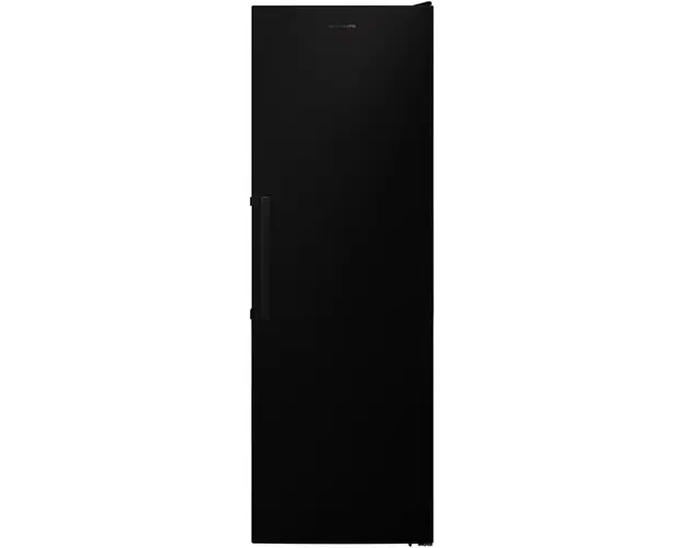 Frigider cu o usa Heinner HF-V401NFBKE++, 389 l, No Frost, Clasa E, Control electronic, Iluminare LED, H 186 cm, Negru