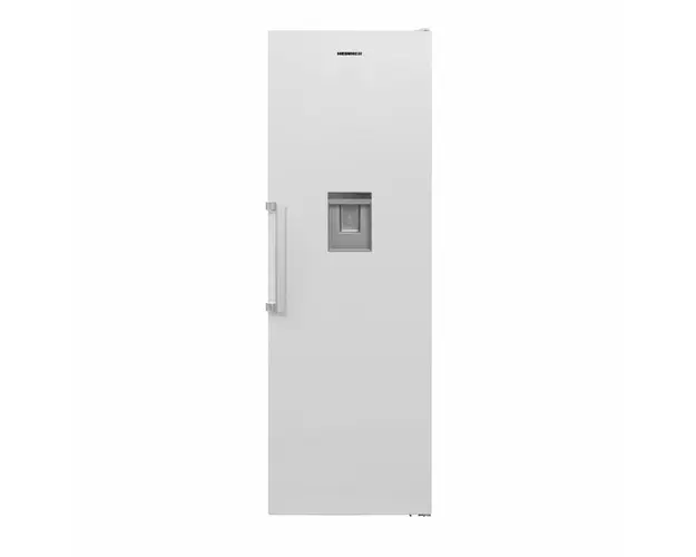 Frigider cu o usa Heinner HF-V401NFWDE++, 389 l, No Frost, Control electronic, Dozator de apa, Iluminare LED, Clasa E, H 186 cm, Alb