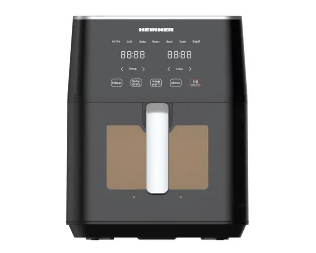 Friteuza aer cald HAF-M7BK1800, 1800W, 7 L, 10 PROGRAME, AUTO-OPRIRE, Negru