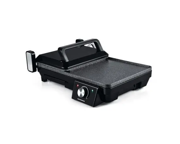 Gratar electric 2 in 1 Heinner HEG-F20002P, 2000W, negru