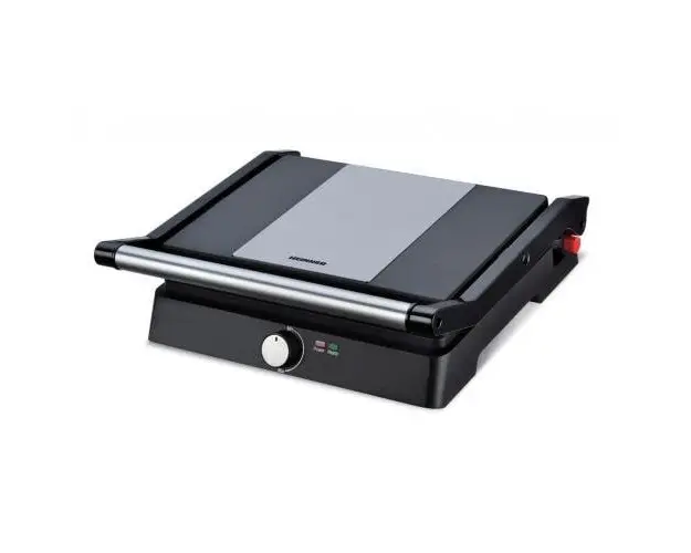 Gratar electric Heinner HEPG-F2000BKSS, 2000W, negru