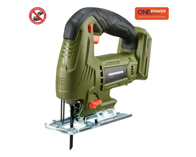 Fierastrau vertical pendular Heinner HR-LFVP001, 18 V, 2700 RPM, 18 mm lungime cursa, tehnologie OnePower, fara acumulator/incarcator