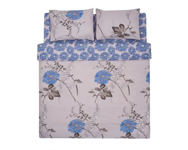 Lenjerie de pat DBL, 100% BBC, 132TC, FLO