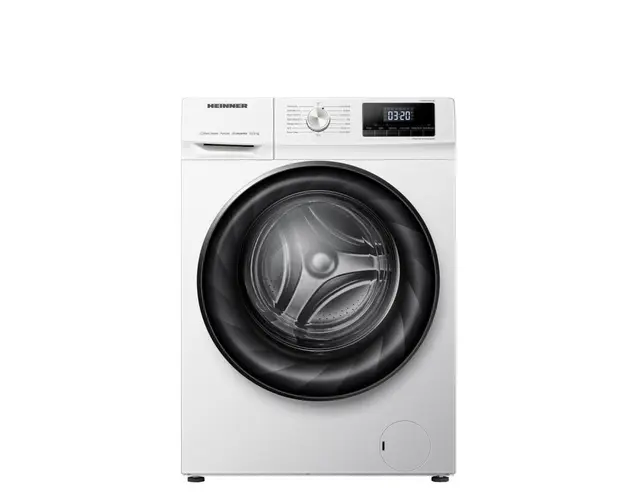 Masina de spalat rufe cu uscator Heinner HWDM-H10614A, Spalare 10 kg, Uscare 6 kg, 1400 rpm, Clasa A, Motor Inverter, Display LED, Alb