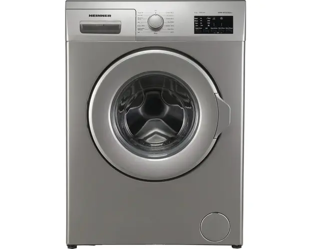 Masina de spalat Heinner HWM-VF2610SD++, 6 kg, 1000 RPM, Clasa D, Sistem Eco Logic, Argintiu