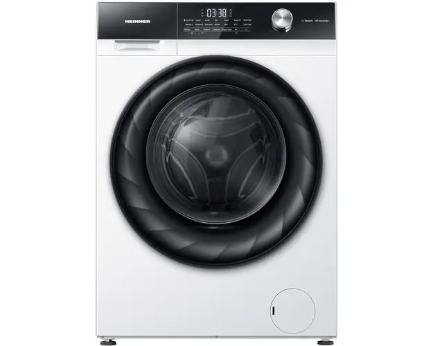 Masina de spalat rufe Heinner HWM-H1014IVKA+++, 10 kg, 1400 rpm, Clasa A, Motor Inverter, Display digital, Alb
