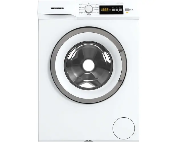 Masina de spalat rufe Heinner HWM-VT1610KD++, 6 kg, 1000 rpm, Clasa D, Display digital, Blocare acces copii, Alb
