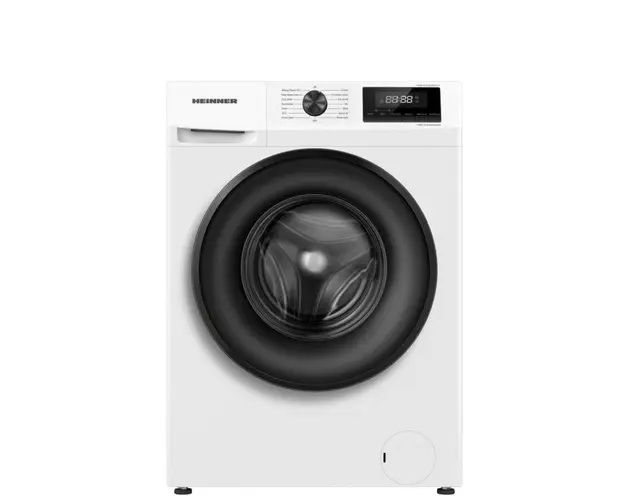 Masina de spalat rufe Slim Heinner HWM-H7014IVSMC+++, 7 kg, 1400 rpm, Clasa C, Motor inverter, Display digital, Blocare acces copii, Alb