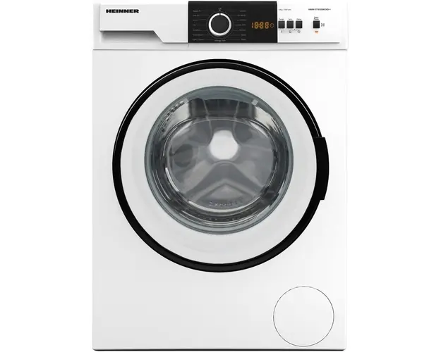 Masina de spalat rufe slim Heinner HWM-VT1610SMCHD++, 6 kg, 1000 rpm, Clasa D, Display digital, Alb