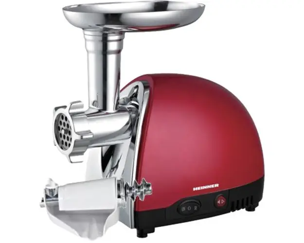 Masina de tocat carne MG1500TA-Red, 1600W, 2kg/min, 3 site, Rosu