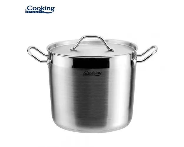 Oala + capac inox 18x15 cm, 3.5L, Potrivita pentru INDUCTIE, MAESTRO