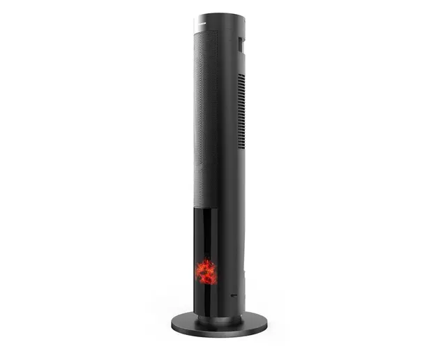 Radiator ceramic HCH-LF2000BK, Putere 1300/2000 W, Afisaj led, control tactil, oprire automata, Negru