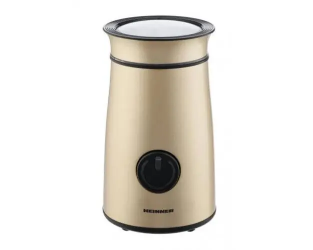 Rasnita electrica Heinner HCG-150IXGD, 150 W, 50g, carcasa inox, Auriu