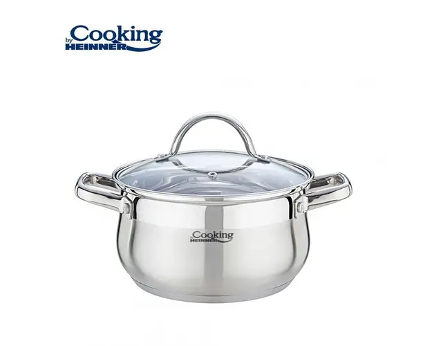 SEMIOALA INOX + CAPAC, 20 x 11.5 cm, 3.6 L, AMIRA