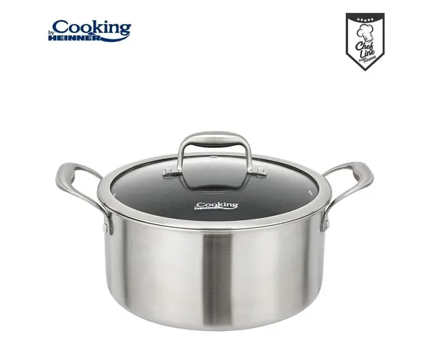 SEMIOALA INOX+CAPAC 28x13CM,7L,TITANIUM3