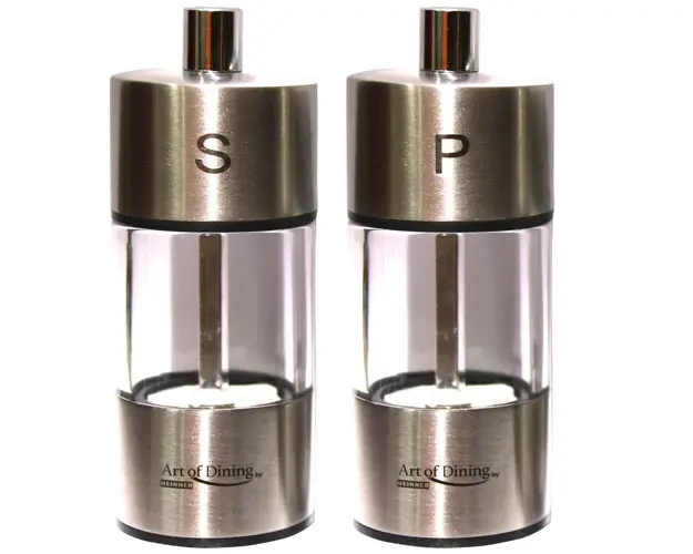 SET 2 RASNITE SARE &amp; PIPER, INOX, 9 CM