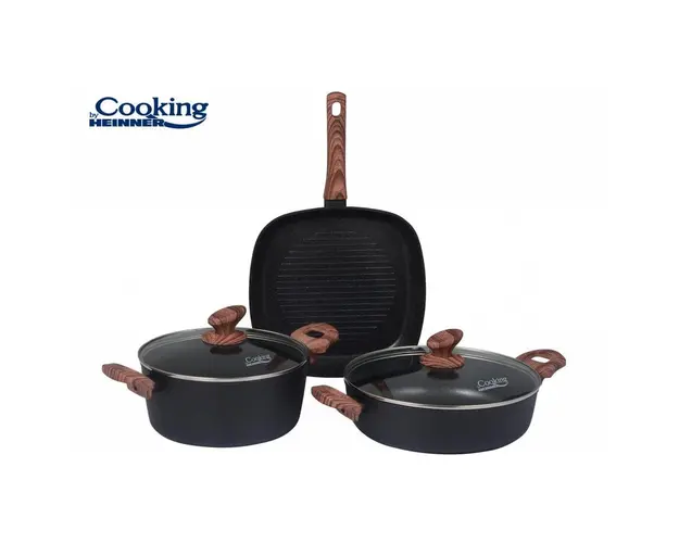 SET GATIT 5 PIESE ALUMINIU FORJAT, MALTA