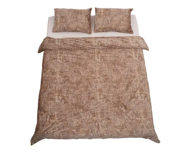 Set de pat catifea printata King Size Dust