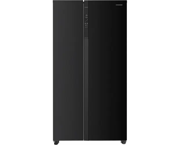 Frigider Side by Side Heinner HSBS-HM532NFBKE++, Clasa E, 532l, Full NoFrost, H 177cm, Negru