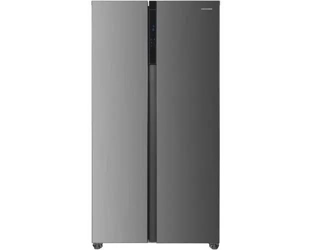 Side by side Heinner HSBS-HM532NFXE++, 532, Clasa E, Full No Frost, Display LED Touch, Alarma usa deschisa, H 177 cm, Inox