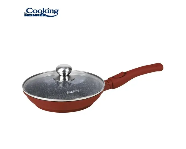 TIGAIE ALUMINIU TURNAT + CAPAC 24x4.8 CM, CALABRIA, INDUCTIE