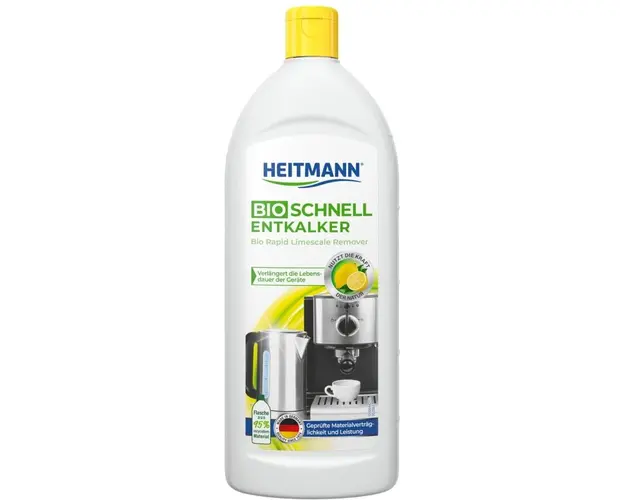 Bio decalcificator cu actiune rapida pentru aparate de uz casnic, Heitmann, 250 ml