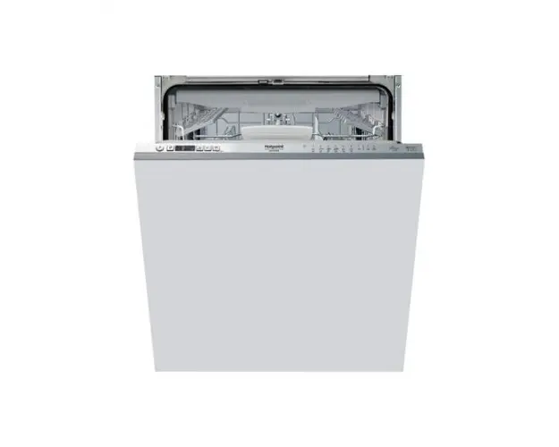 Masina de spalat vase incorporabila Hotpoint HI 5030 WEF, 14 seturi, 7 programe, Clasa D, Zone Wash 3D, Motor Inverter, Sistem ActiveDry, 60 cm